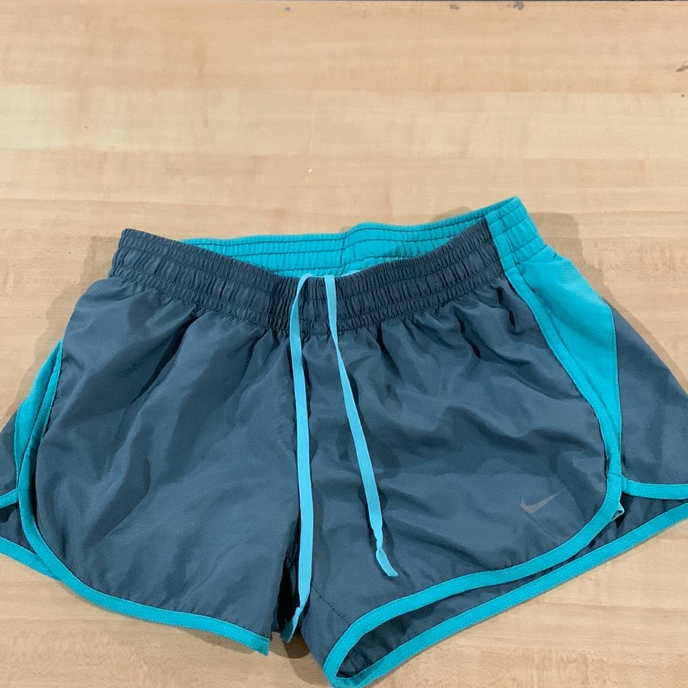 Teal Nike dry fit shorts